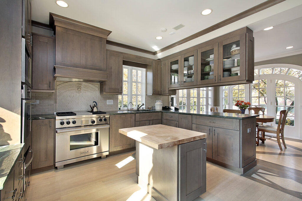 Remodeling Kitchen with Wood Cabinetry